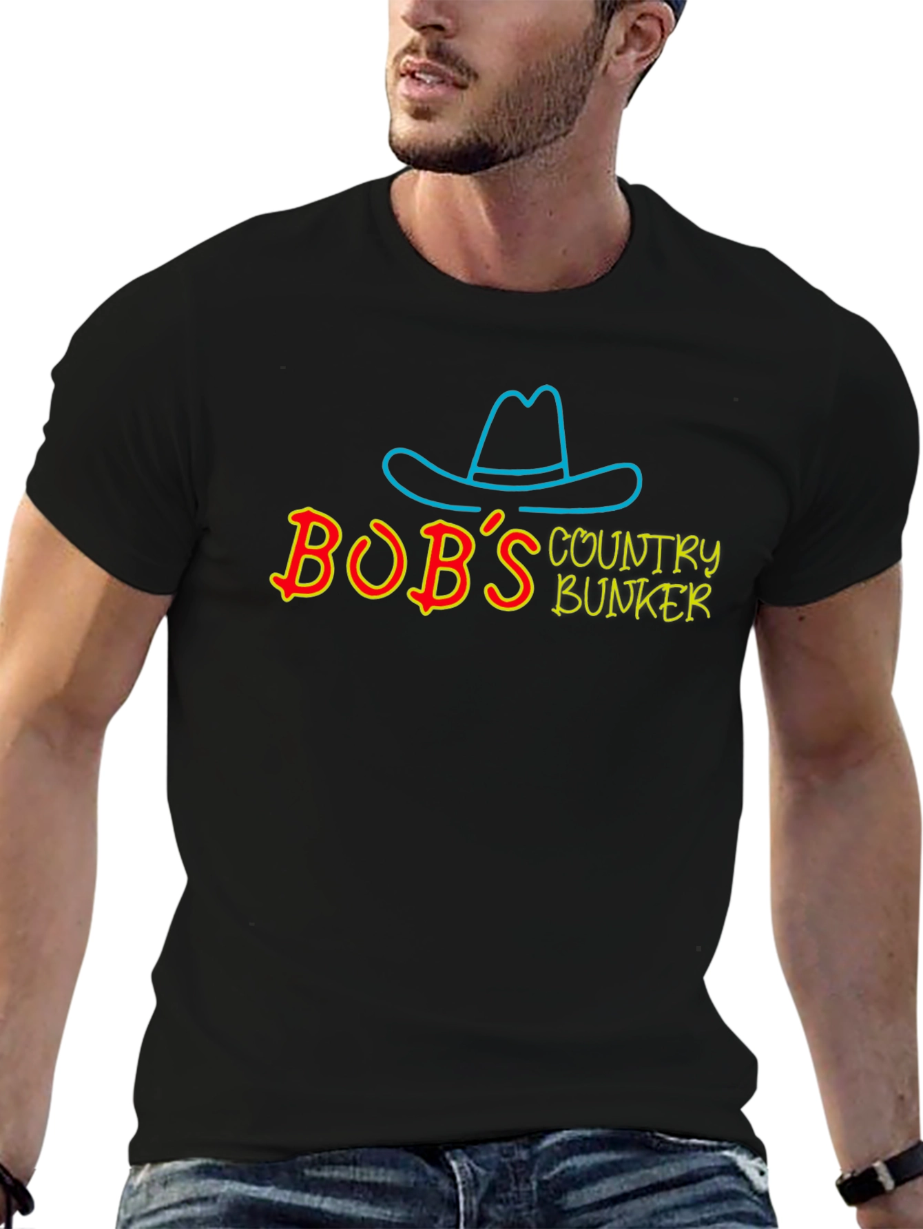 Bobs Country Bunker Graphic Tee - Black