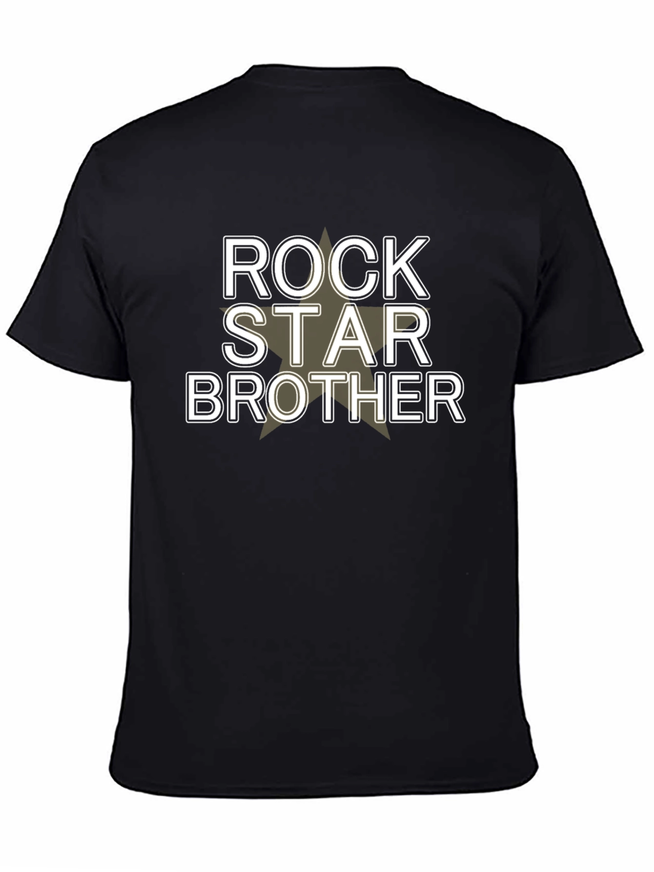 Rock Star Brother Graphic Tee - Black