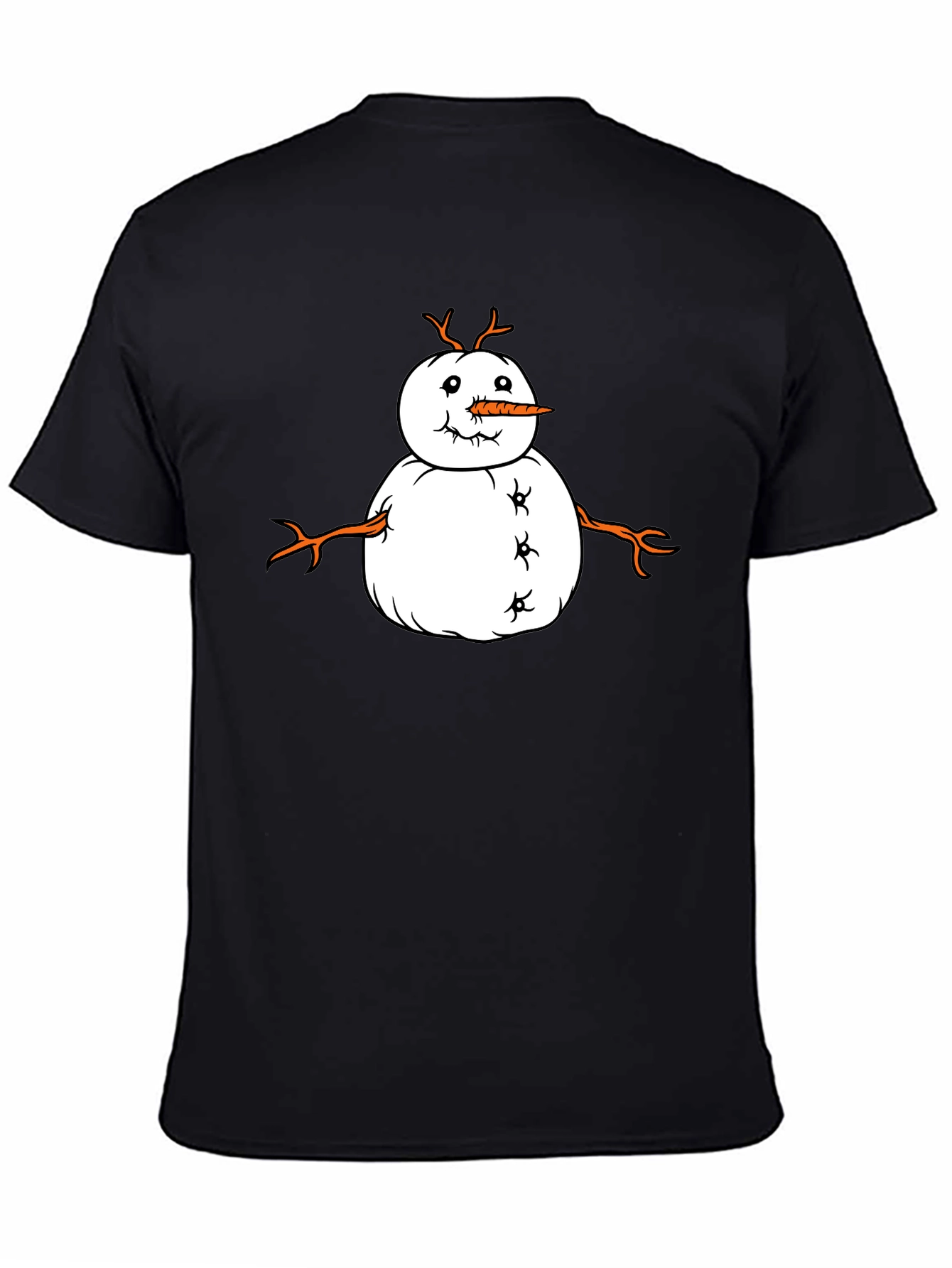 Funny Snowman Graphic Tee - Festive Winter Shirt