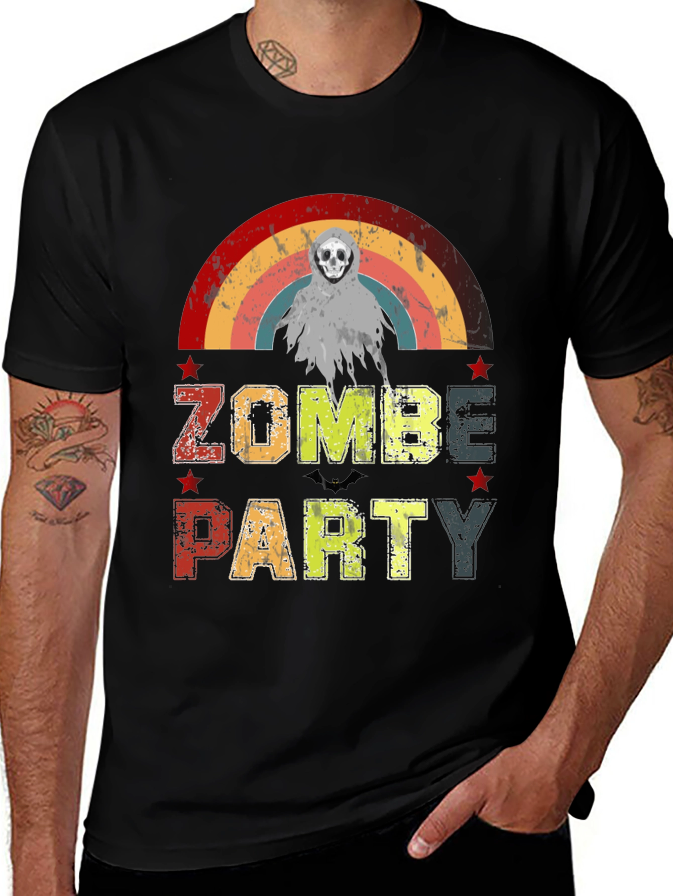 Zombie Party Graphic Tee