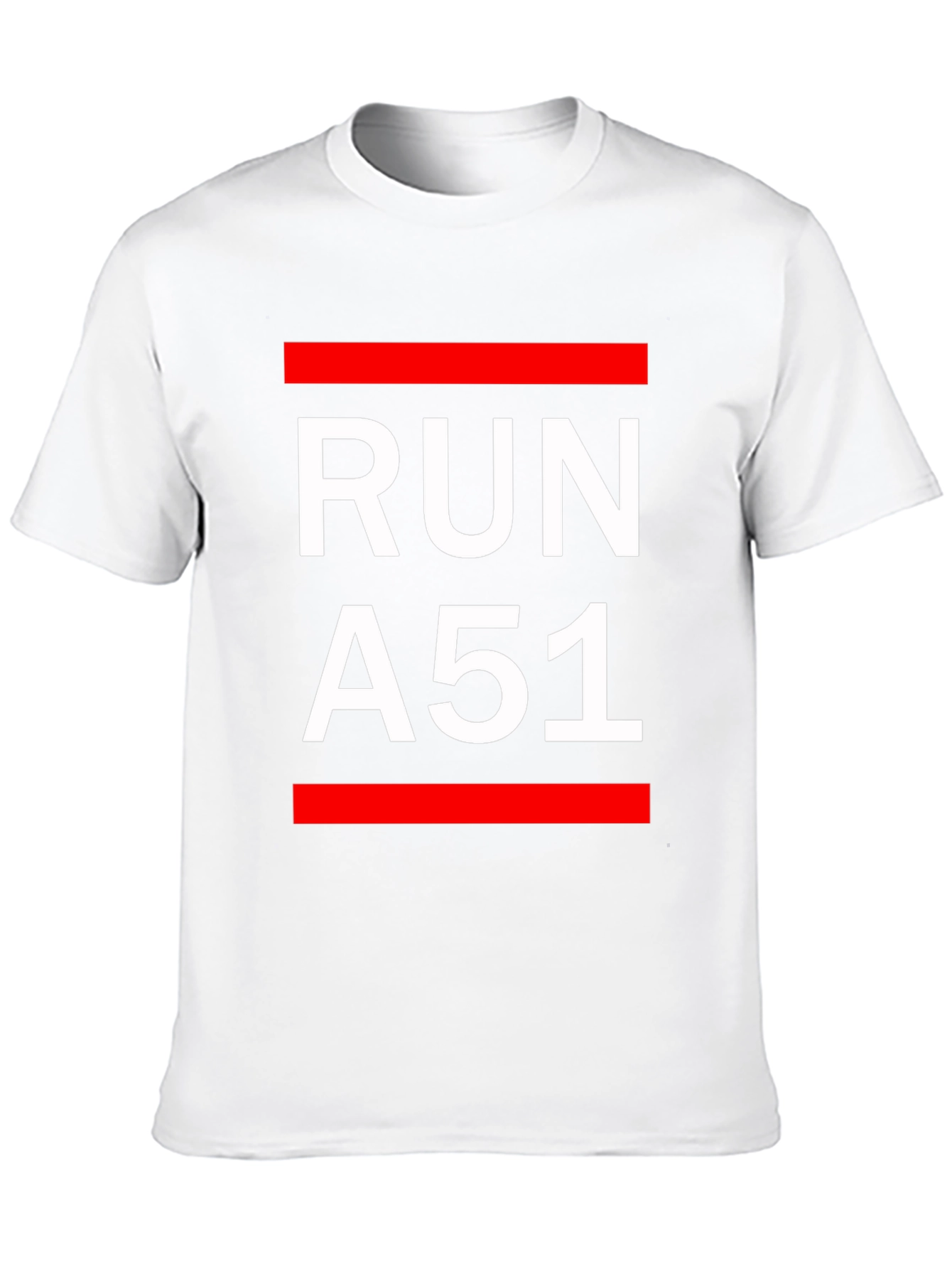 Run A51 Black T-Shirt - Bold Graphic Tee