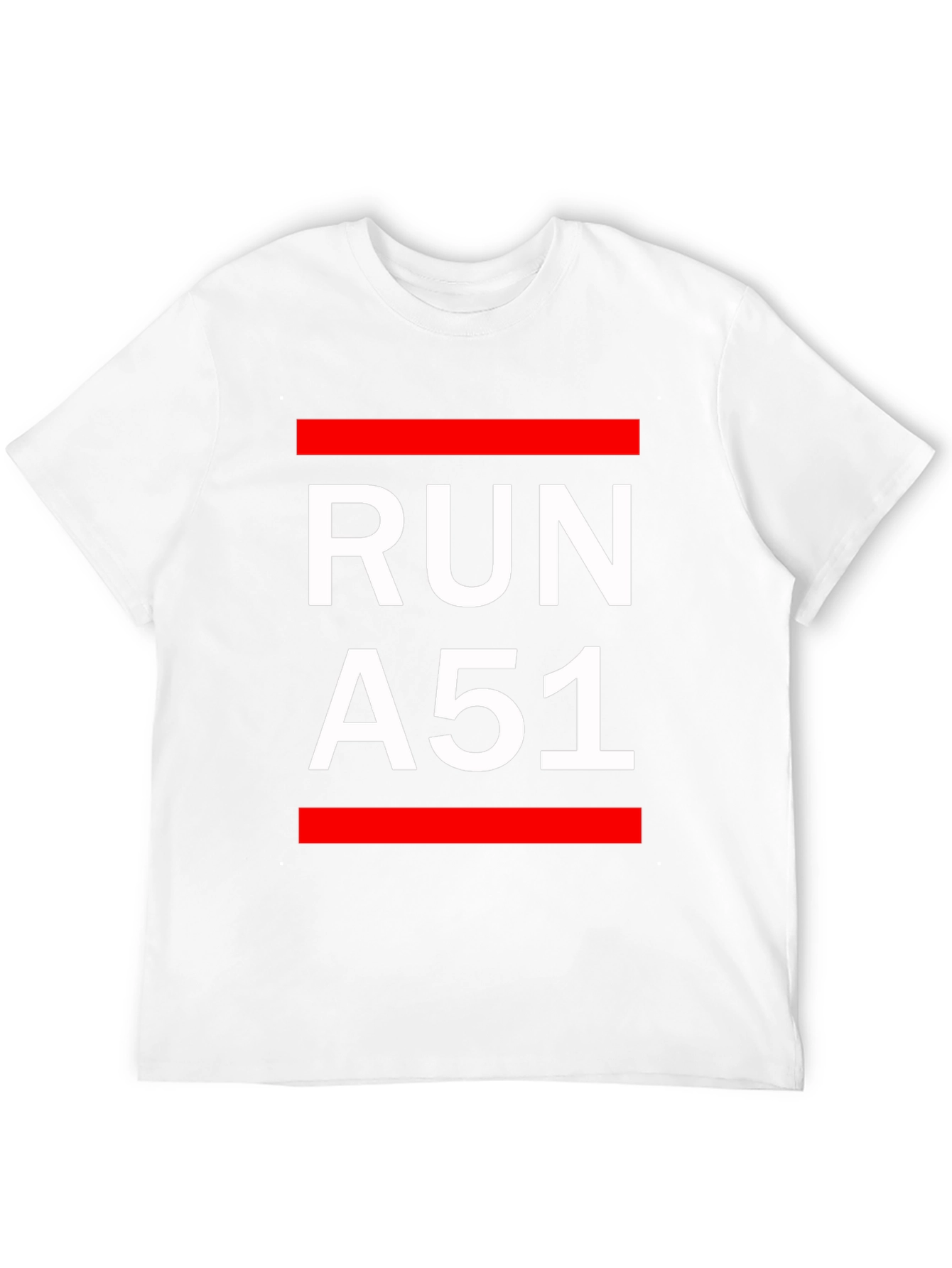 Run A51 Black T-Shirt - Bold Graphic Tee