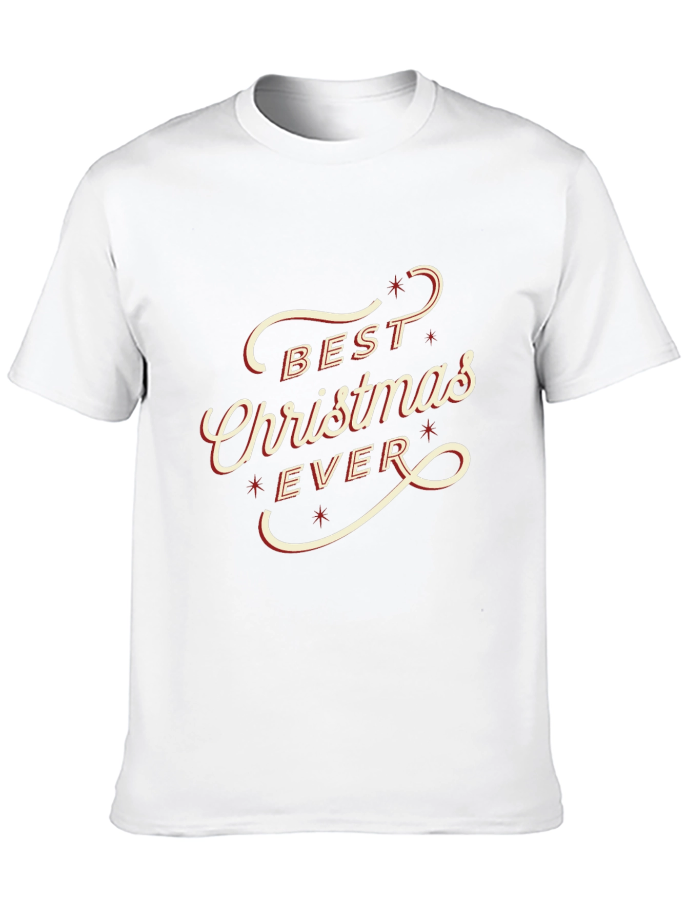Best Christmas Ever Graphic T-Shirt - Black