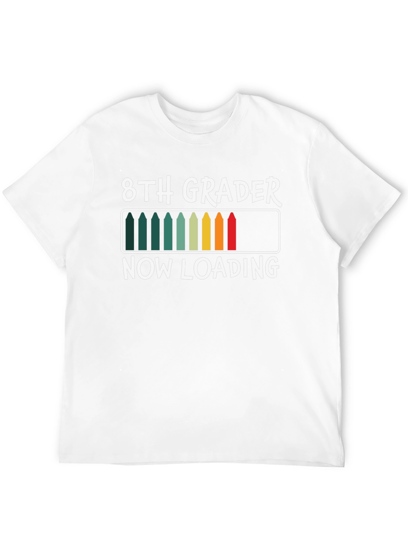 8th Grader Loading Black T-Shirt
