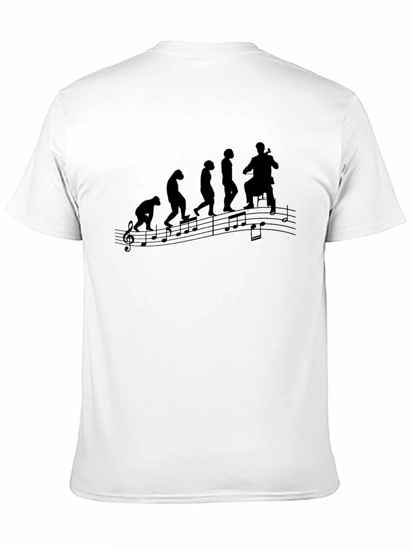 Evolution of Cello Player T-Shirt