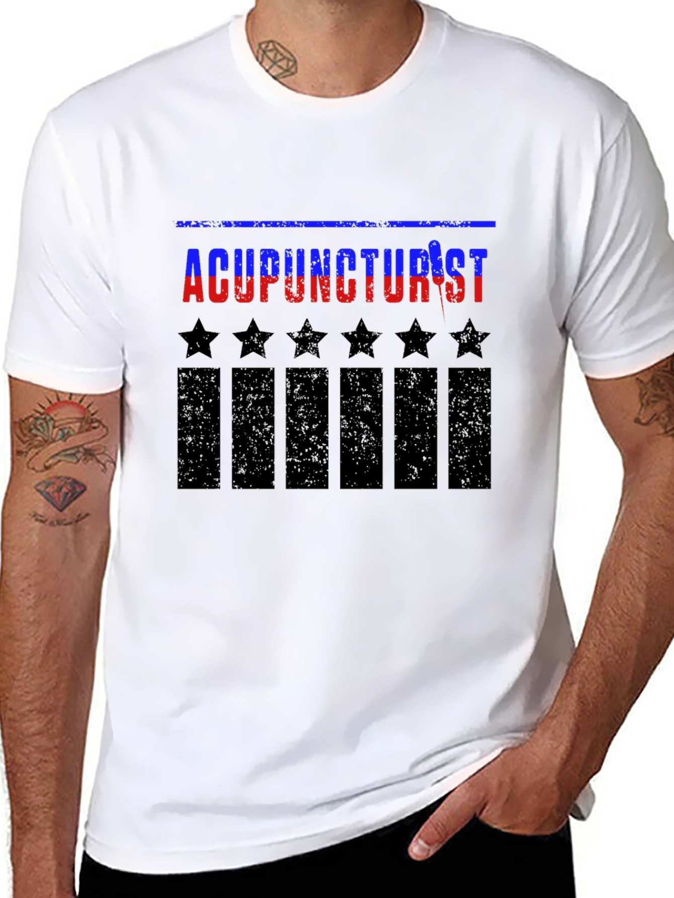 Acupuncturist Patriotic T-Shirt