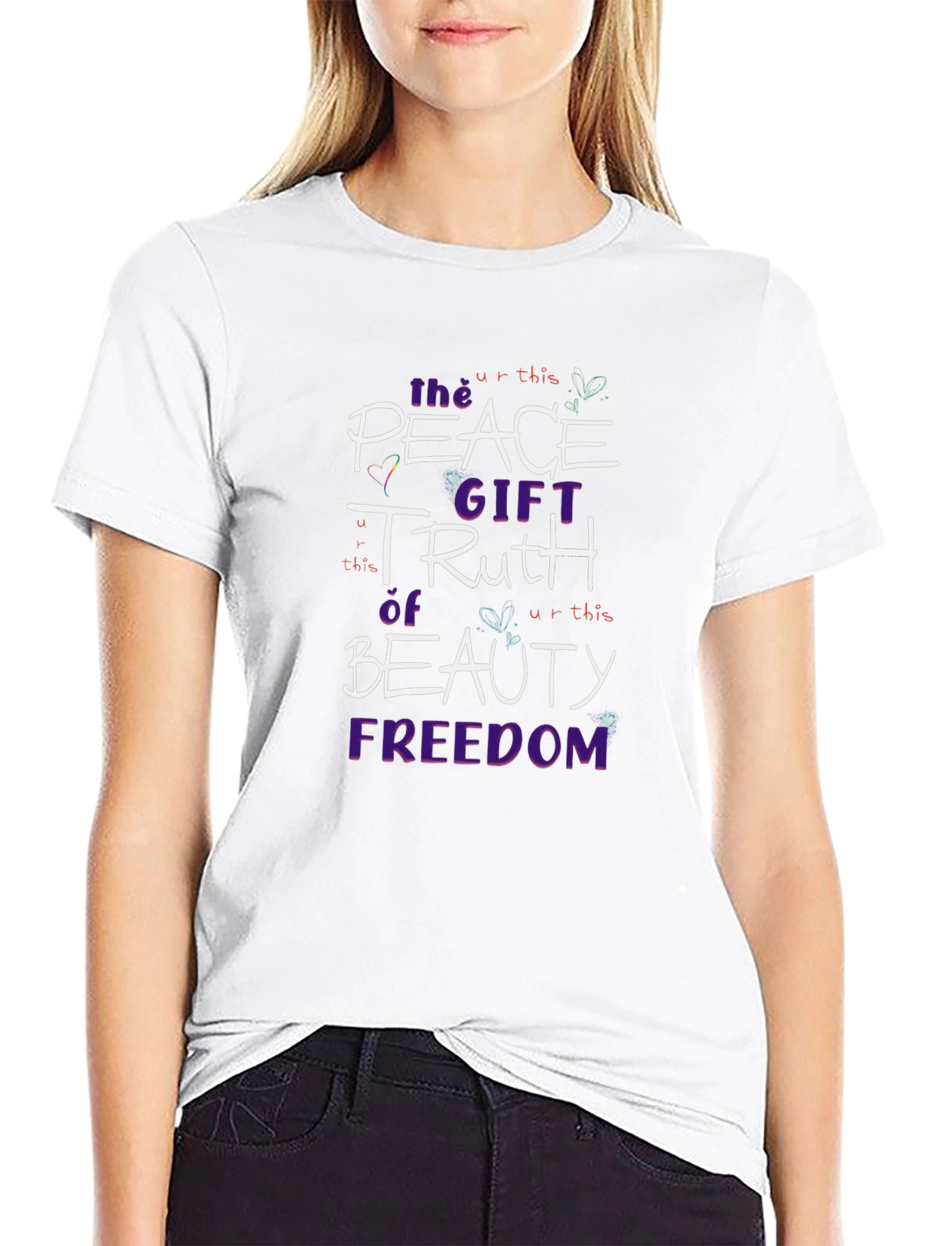 Peace Gift Truth Beauty Freedom T-Shirt