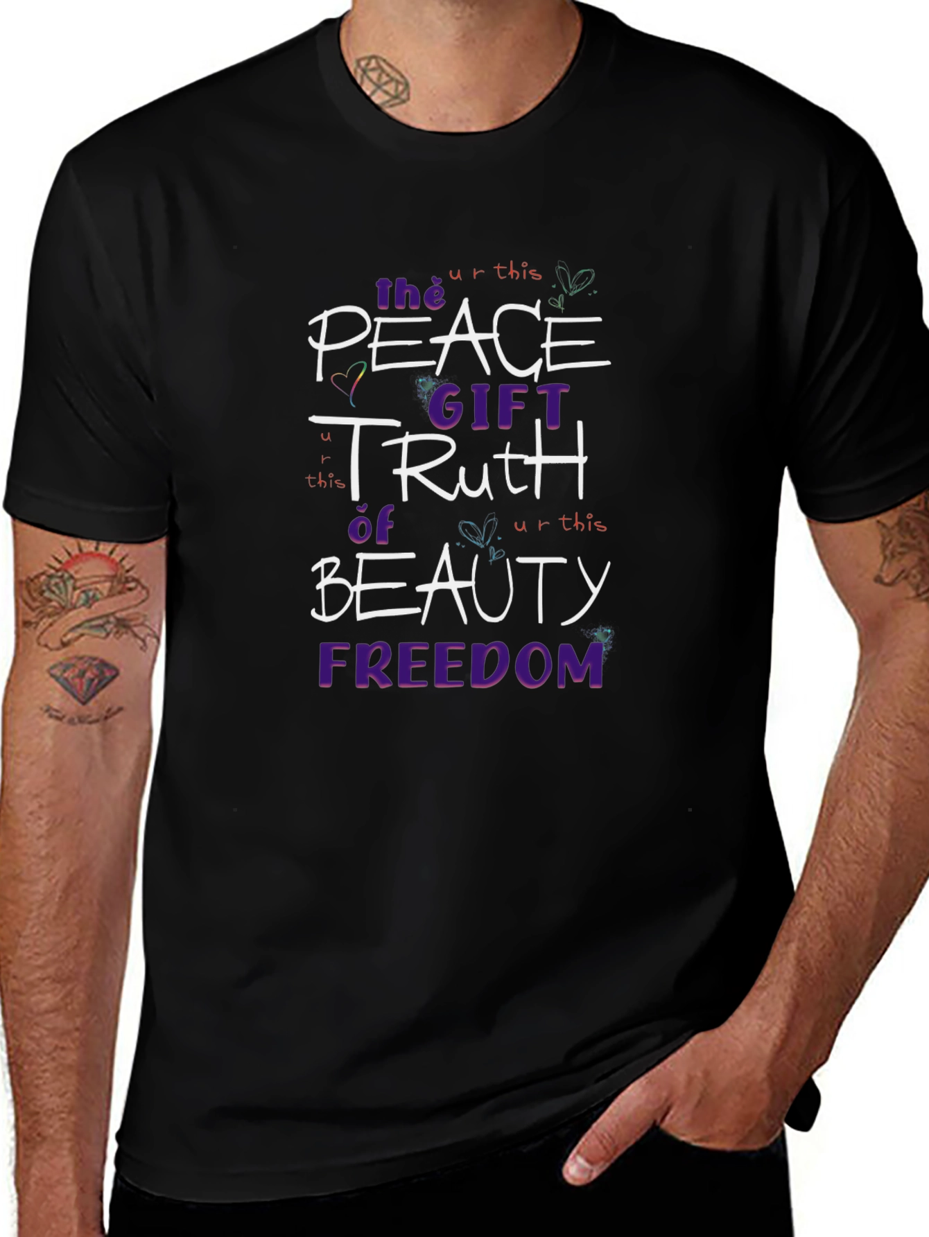 Peace Gift Truth Beauty Freedom T-Shirt