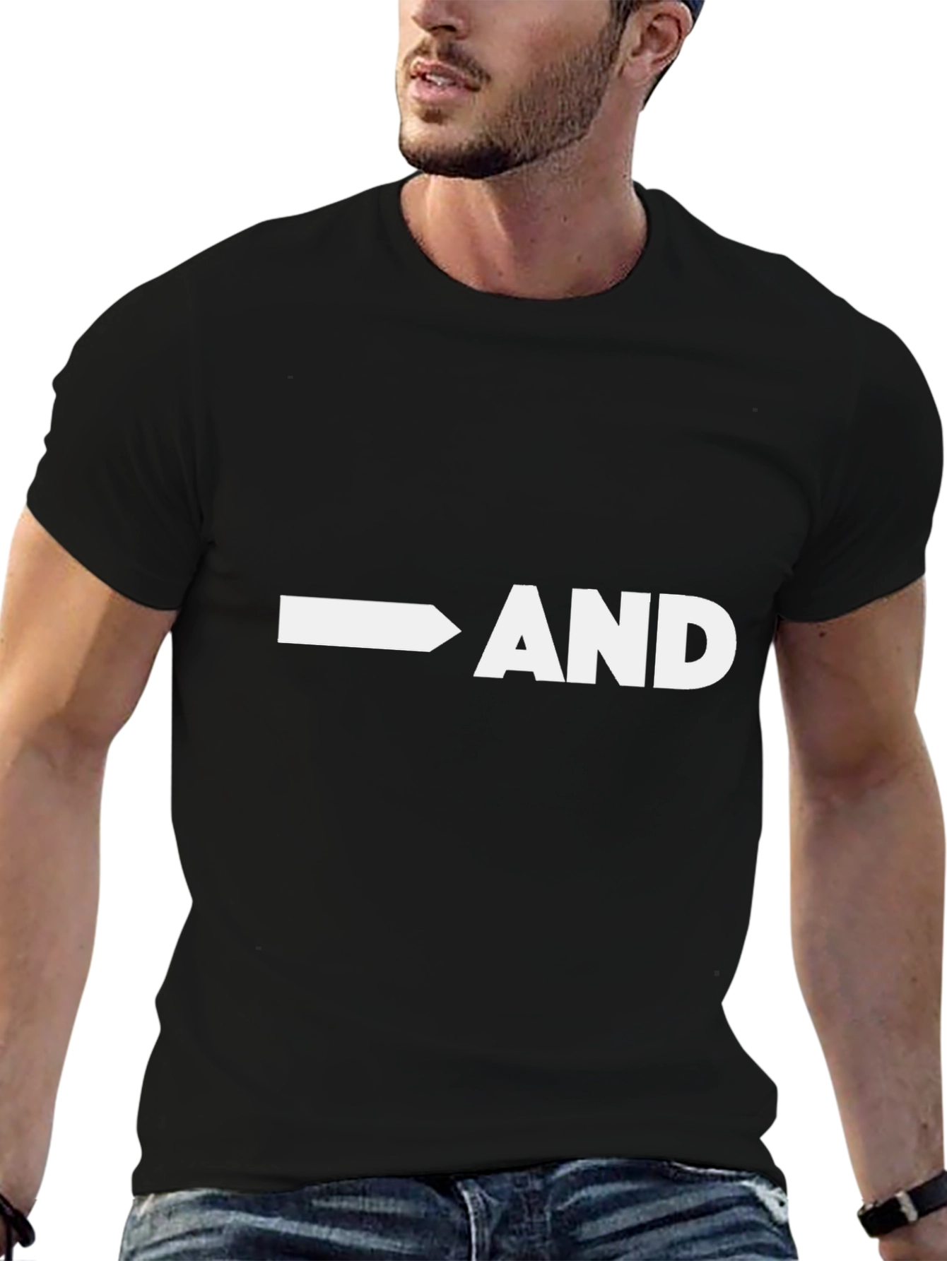 Arrow AND Statement Graphic Tee