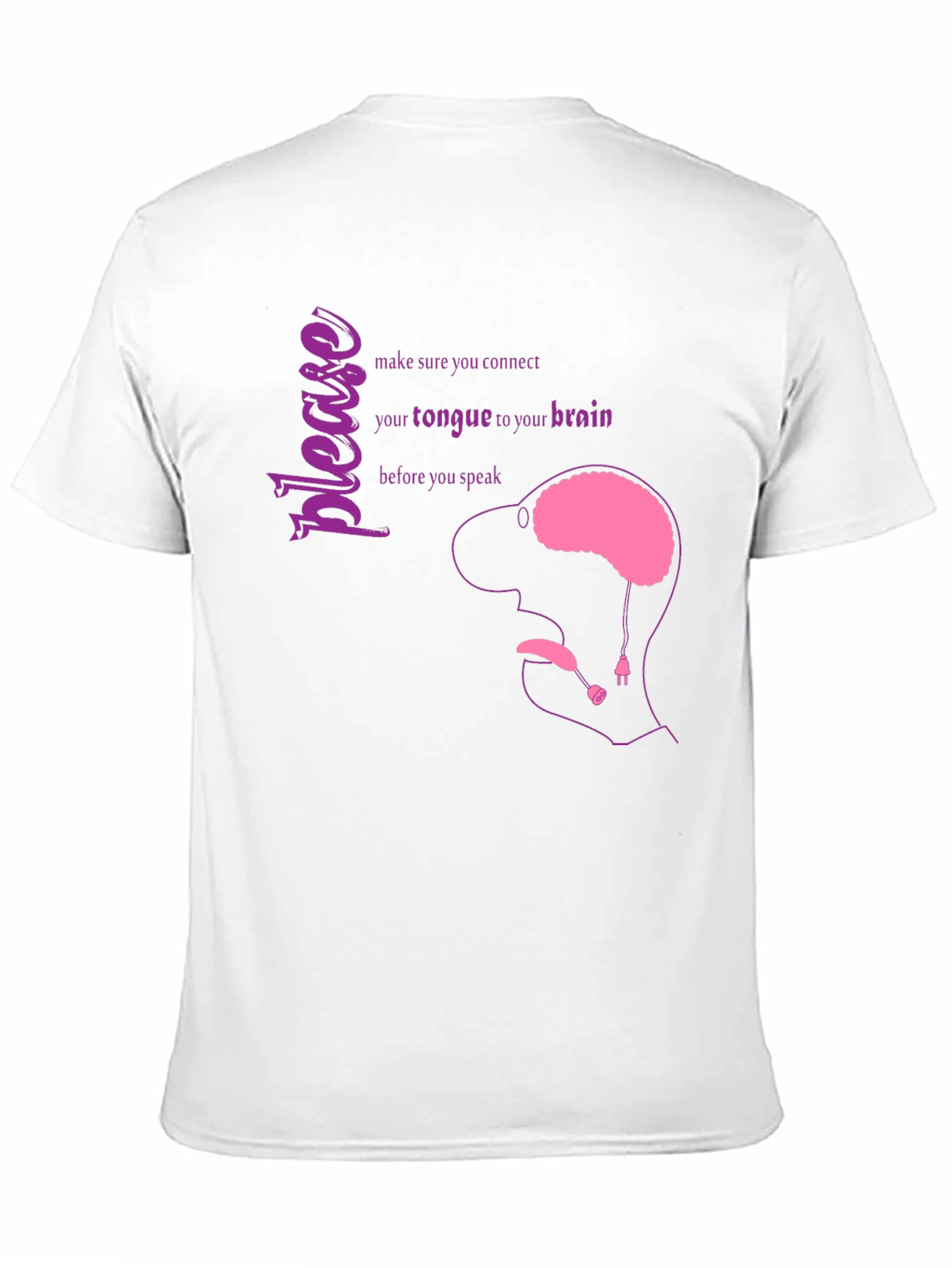 Brain Tongue Connection Graphic Tee