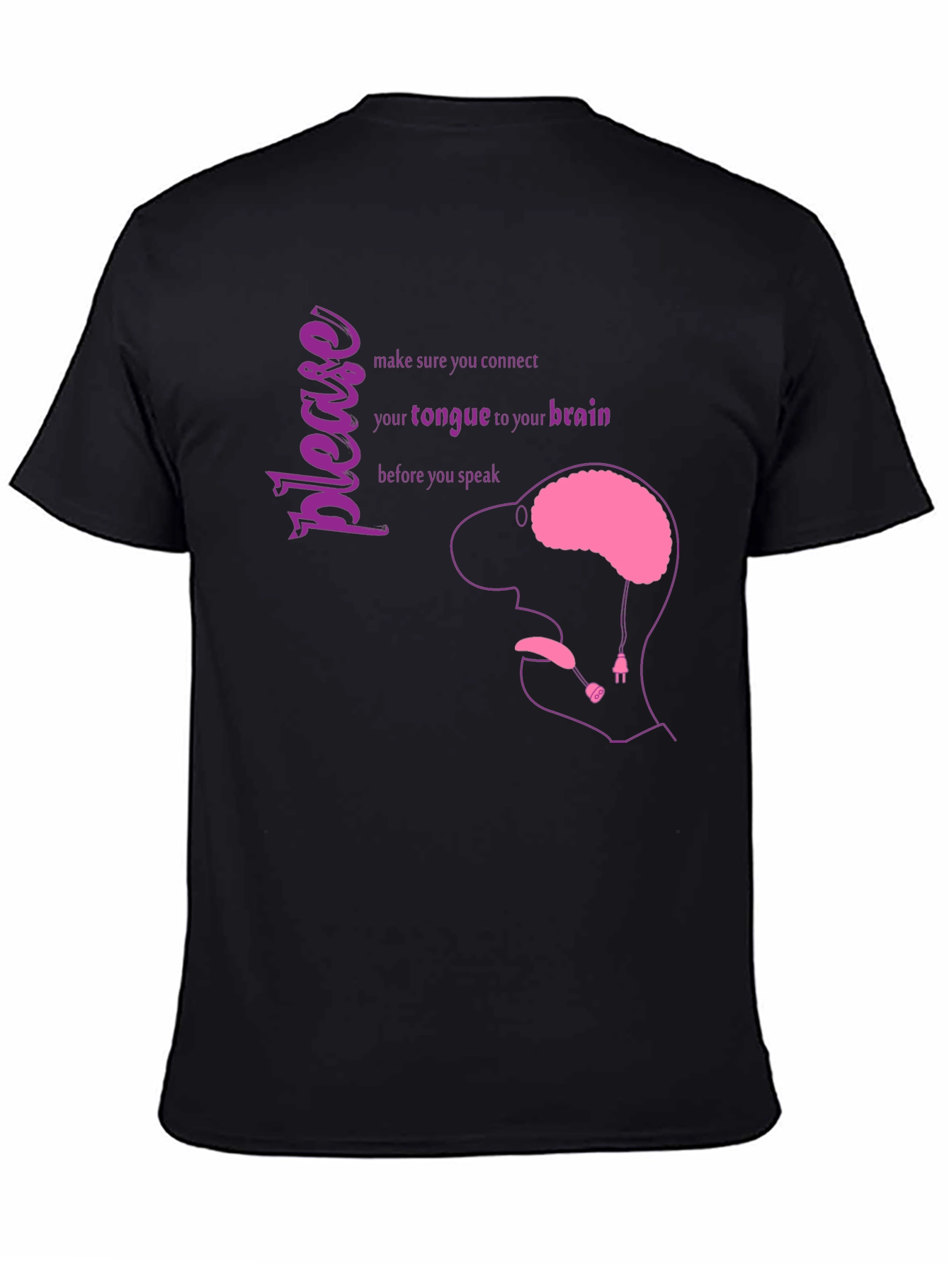 Brain Tongue Connection Graphic Tee