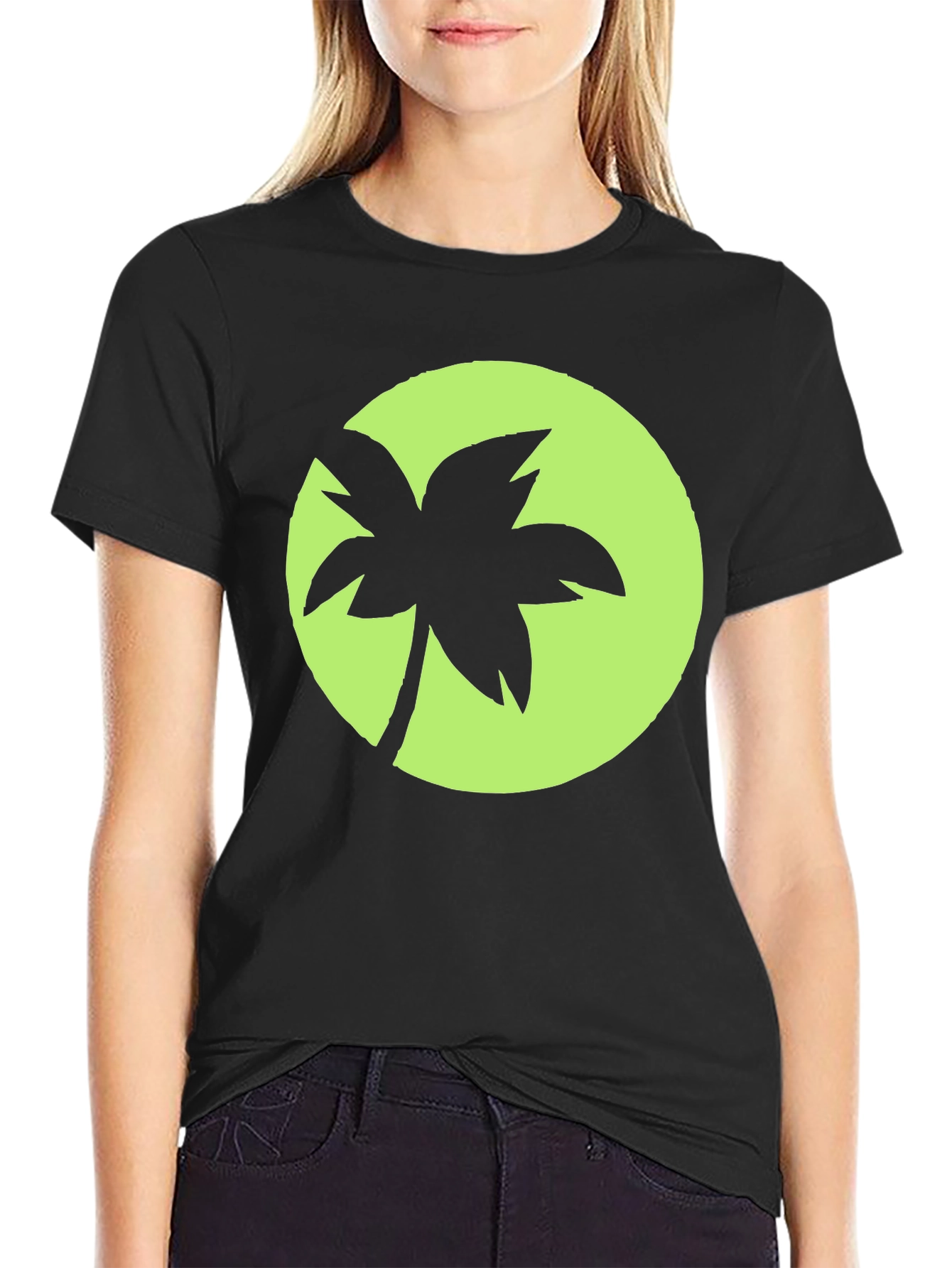 Palm Tree Graphic Tee - Island Vibes