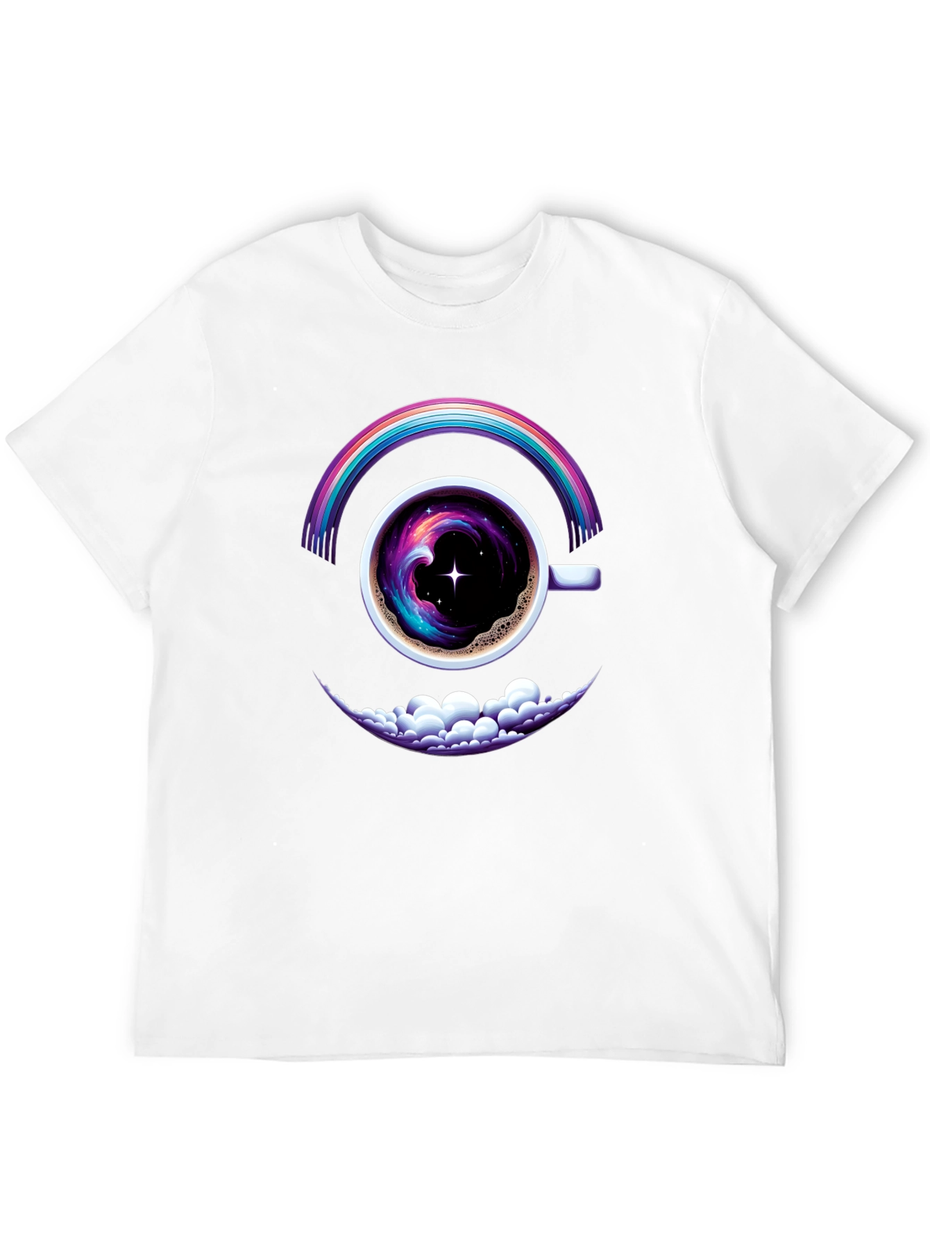 Cosmic Coffee Rainbow T-Shirt