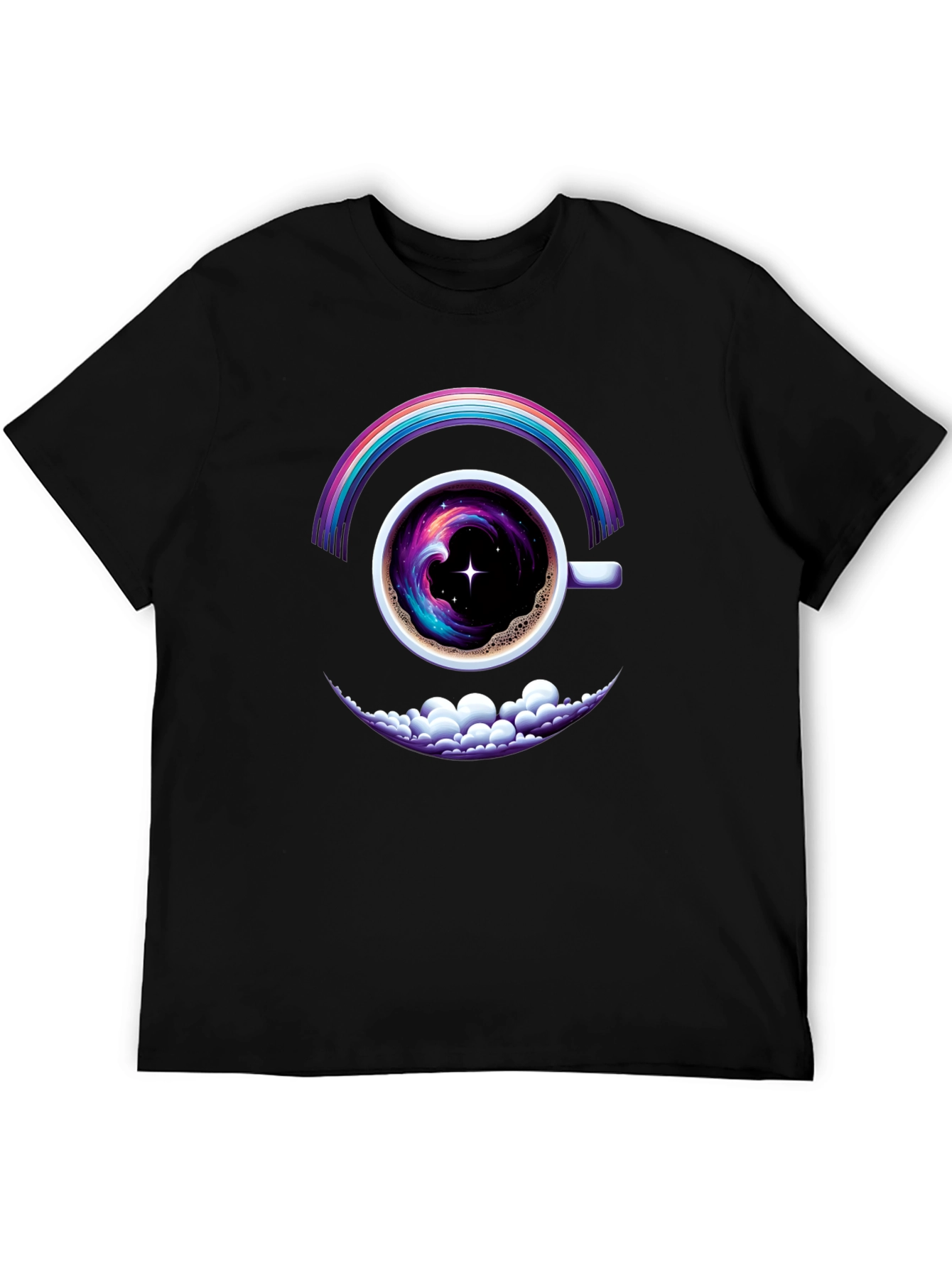 Cosmic Coffee Rainbow T-Shirt