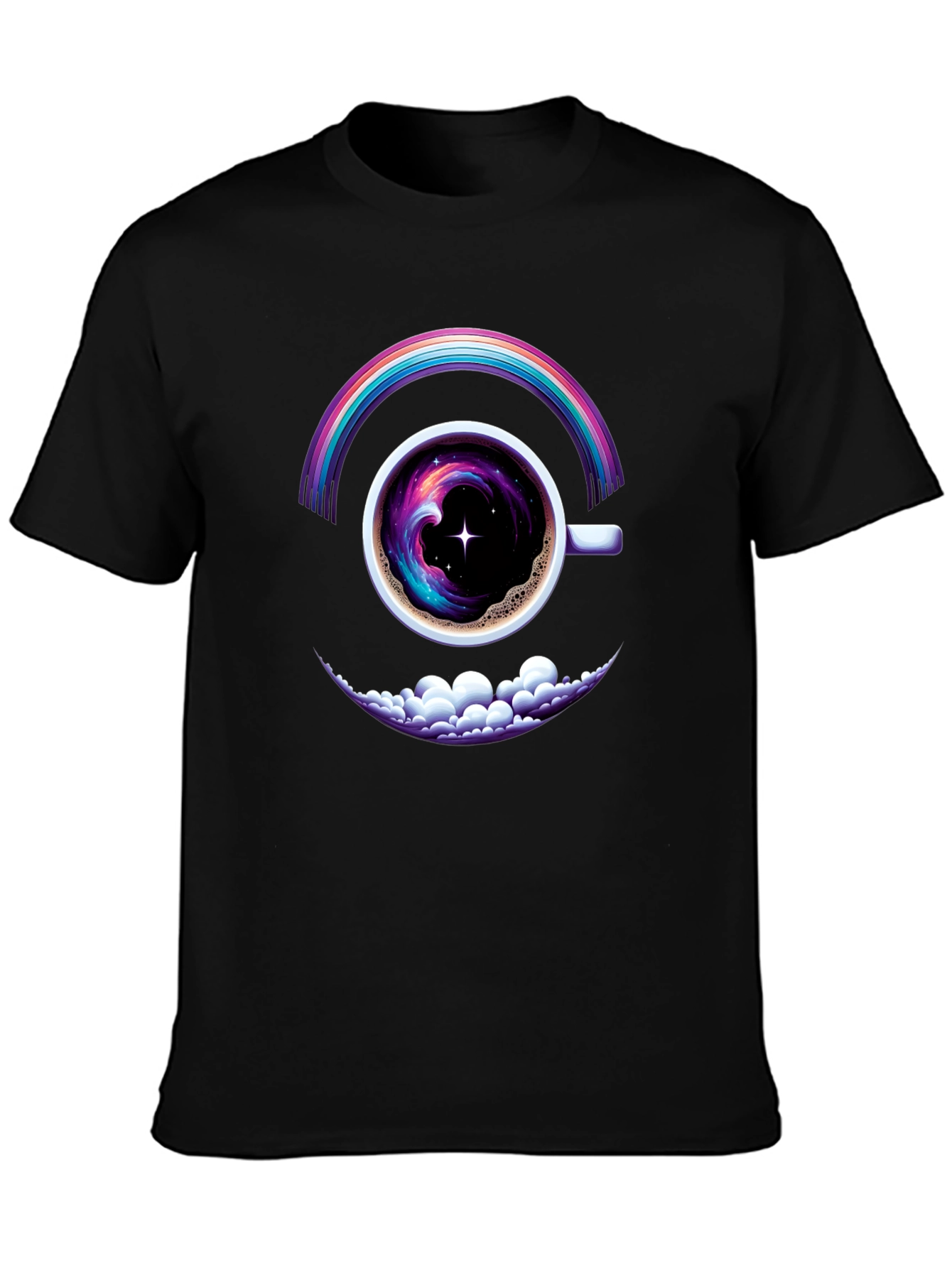 Cosmic Coffee Rainbow T-Shirt
