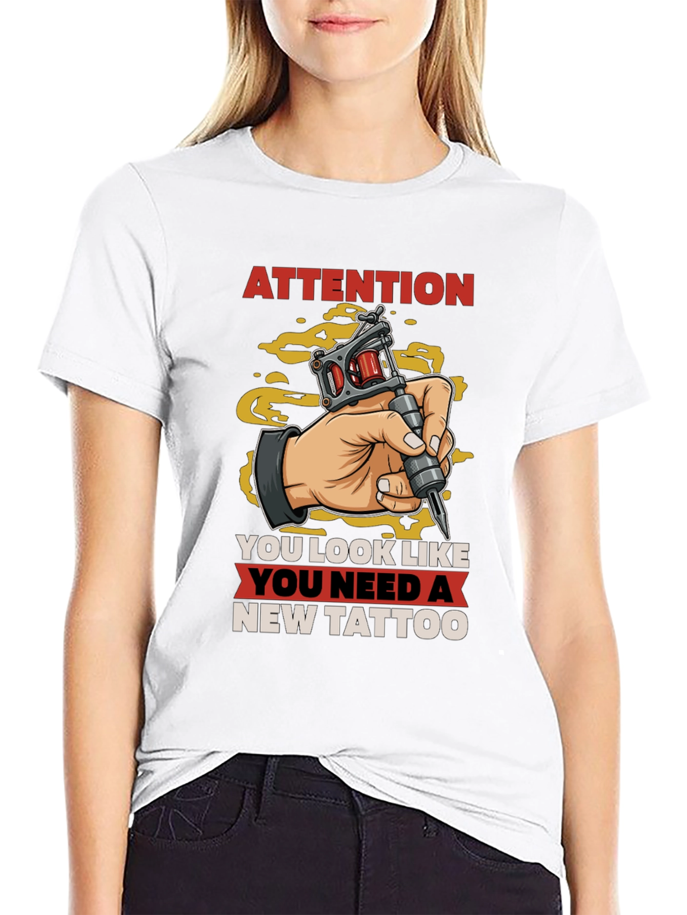 Attention New Tattoo T-Shirt