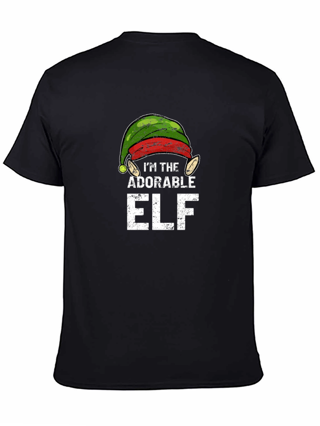 Adorable Elf Christmas Graphic Tee