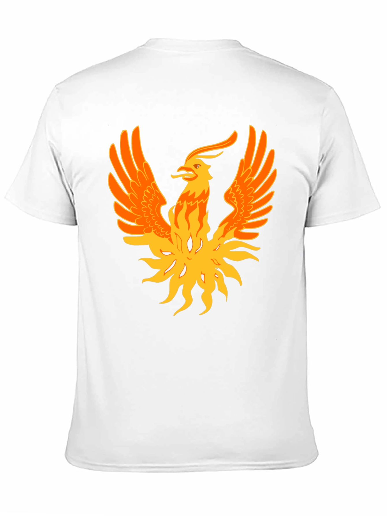 Phoenix Graphic Print Black Tee