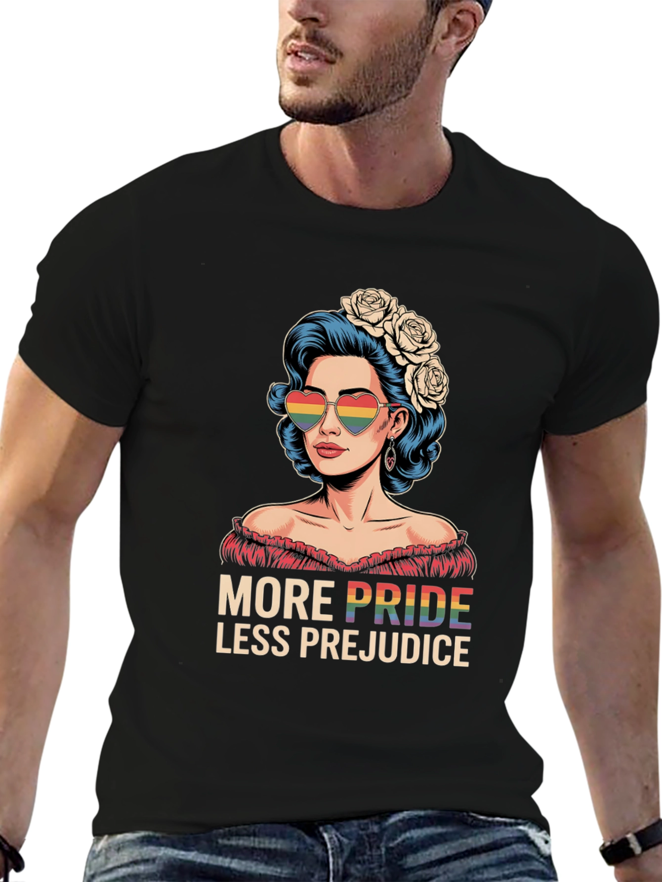 Pride T-Shirt: More Pride Less Prejudice