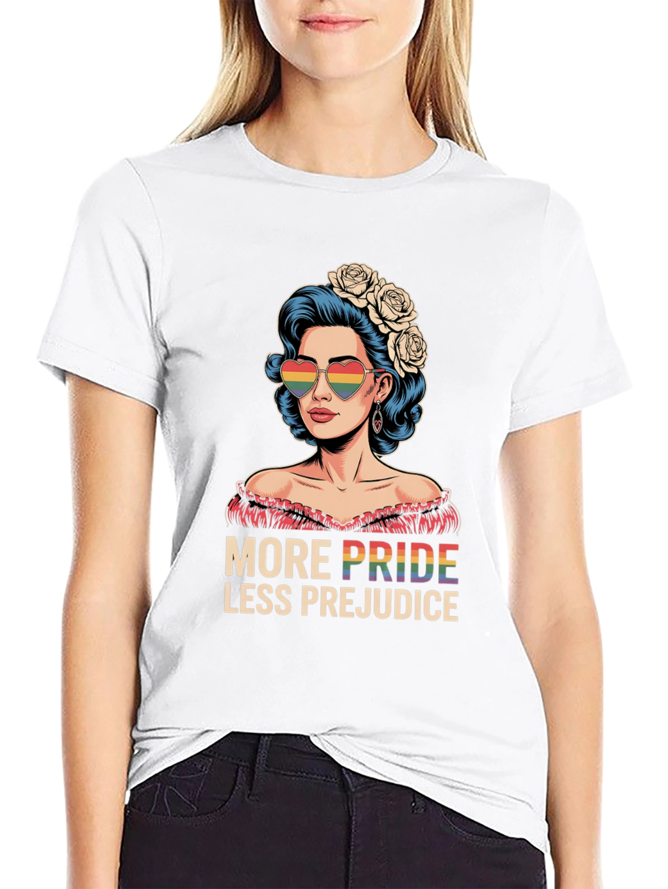 Pride T-Shirt: More Pride Less Prejudice