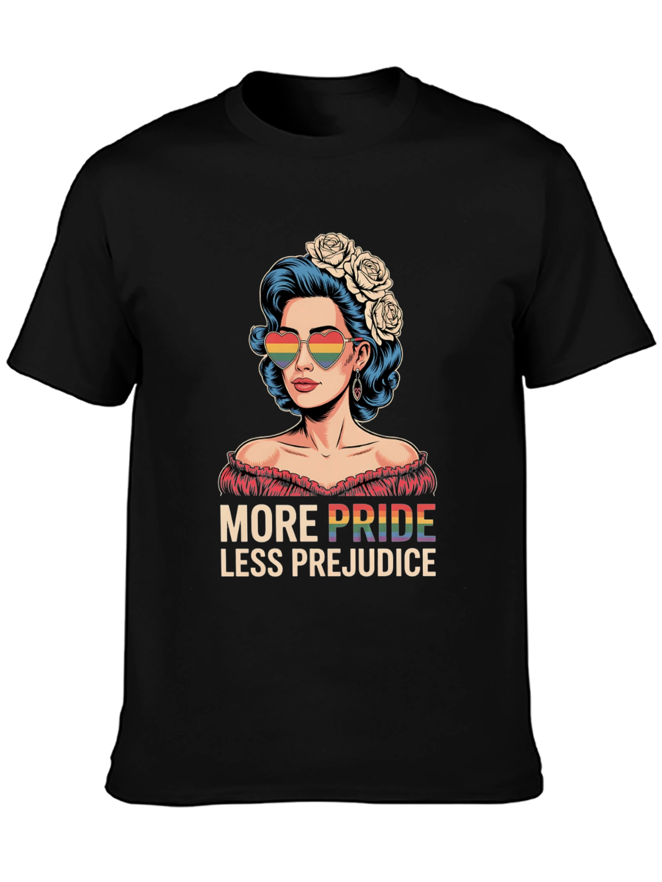 Pride T-Shirt: More Pride Less Prejudice