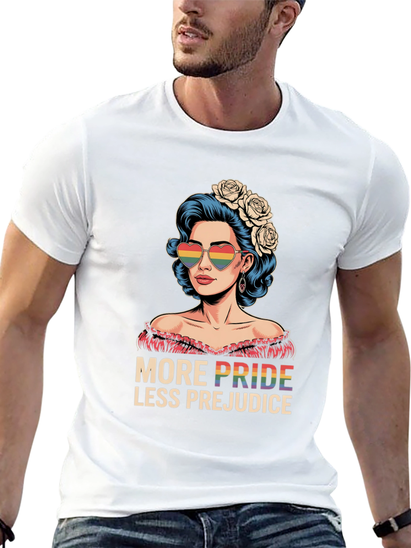 Pride T-Shirt: More Pride Less Prejudice