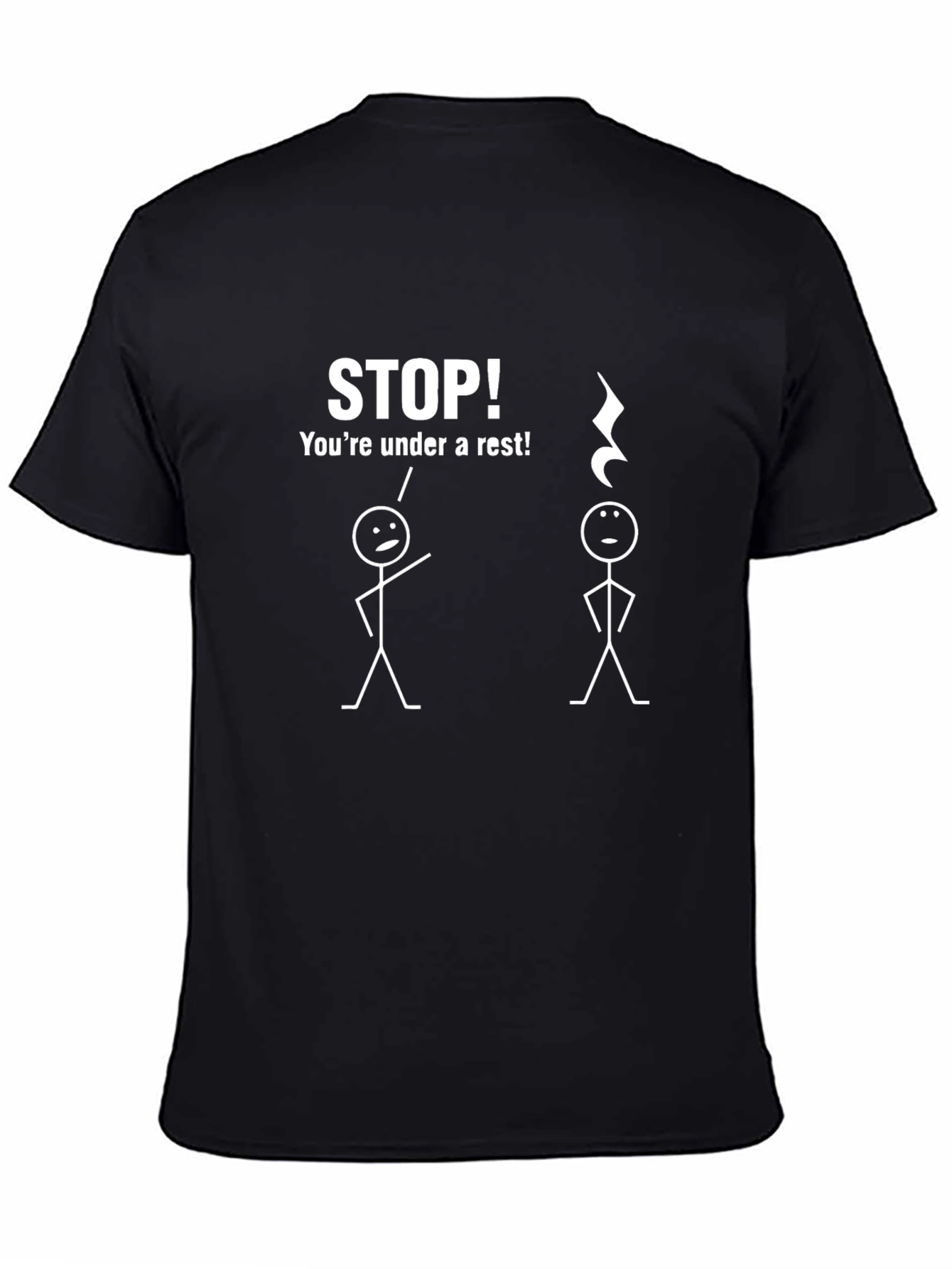 Humorous Under a Rest Music T-Shirt
