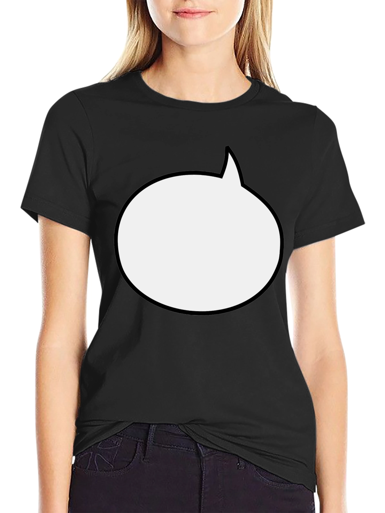 Comic Bubble Black T-Shirt