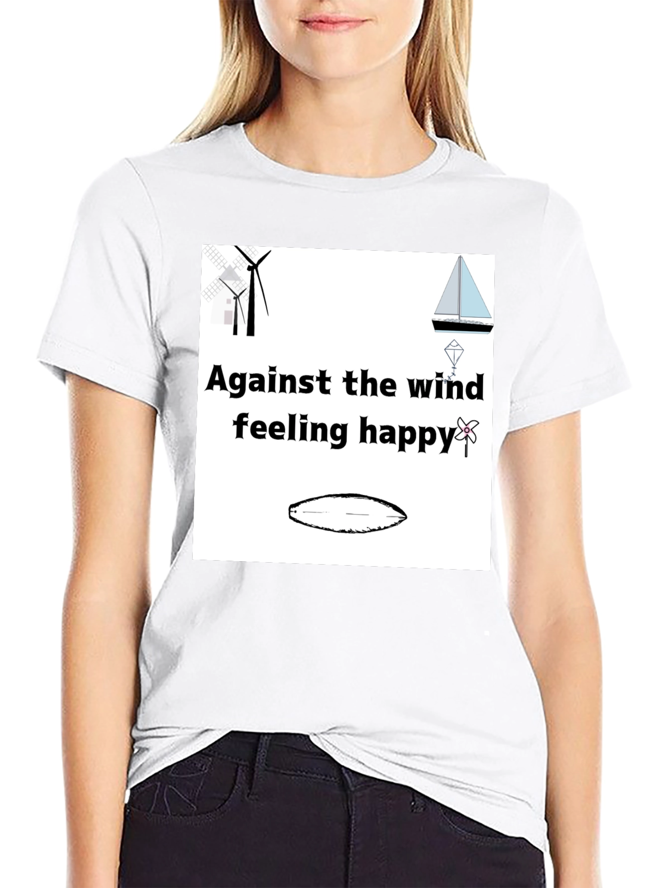 Against the Wind Happy Sailing T-Shirt