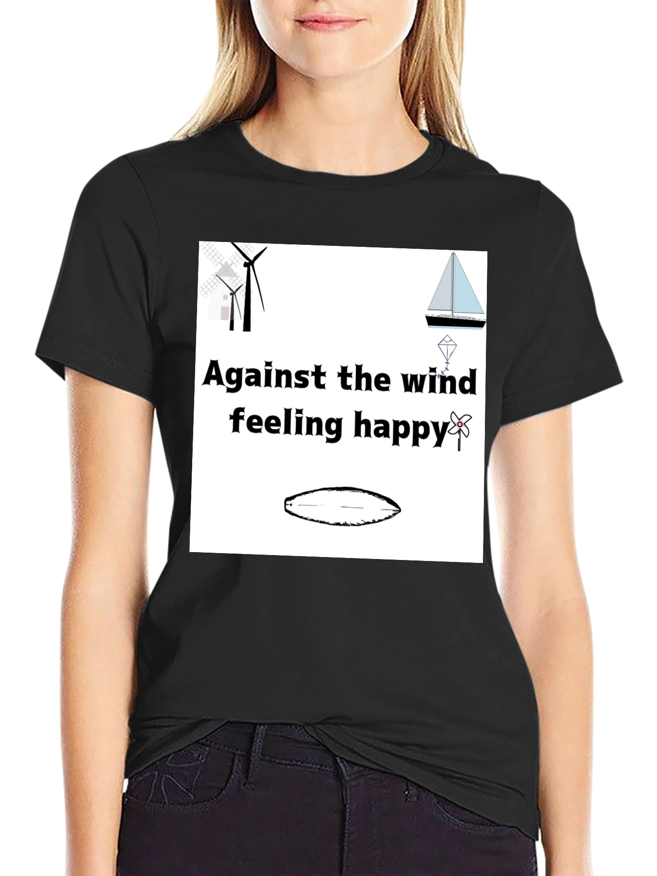 Against the Wind Happy Sailing T-Shirt