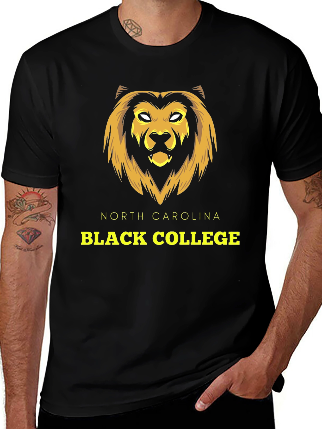 North Carolina Black College Lion T-Shirt