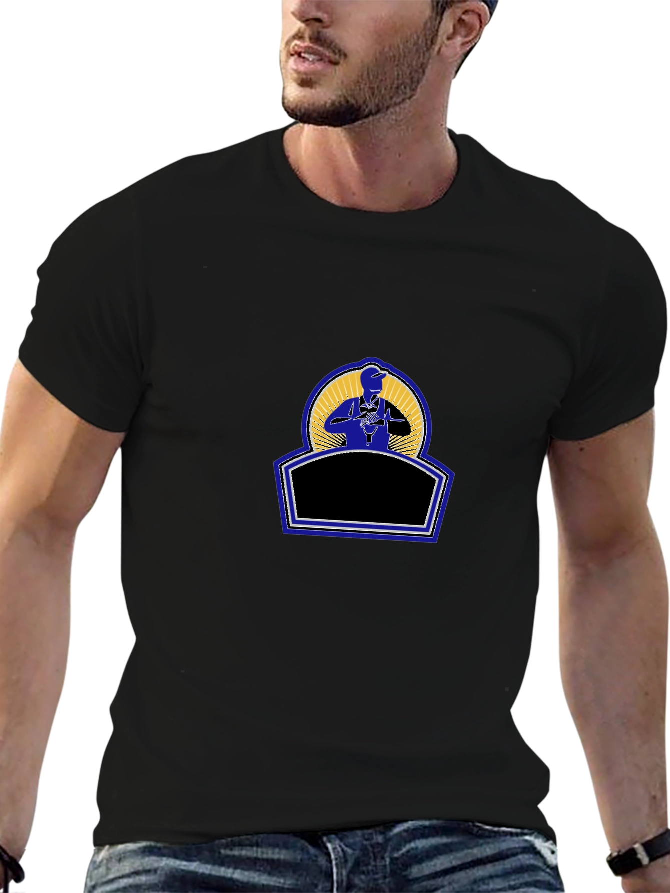 Black Graphic Tee - Welder Design