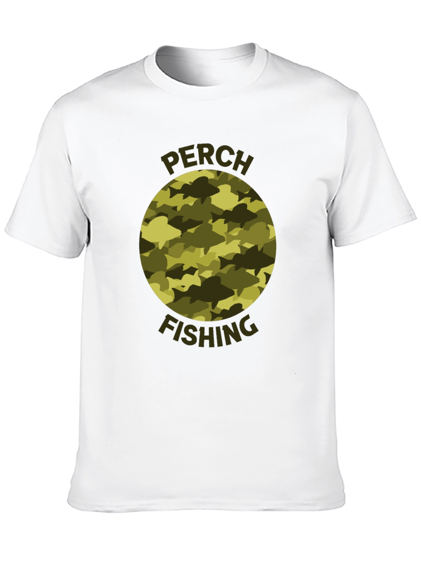 Perch Fishing Camo T-Shirt