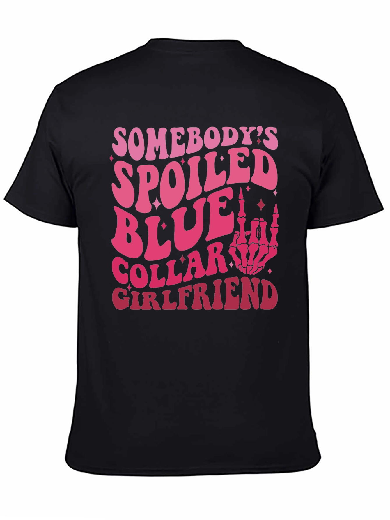 Spoiled Blue Collar Girlfriend Graphic Tee