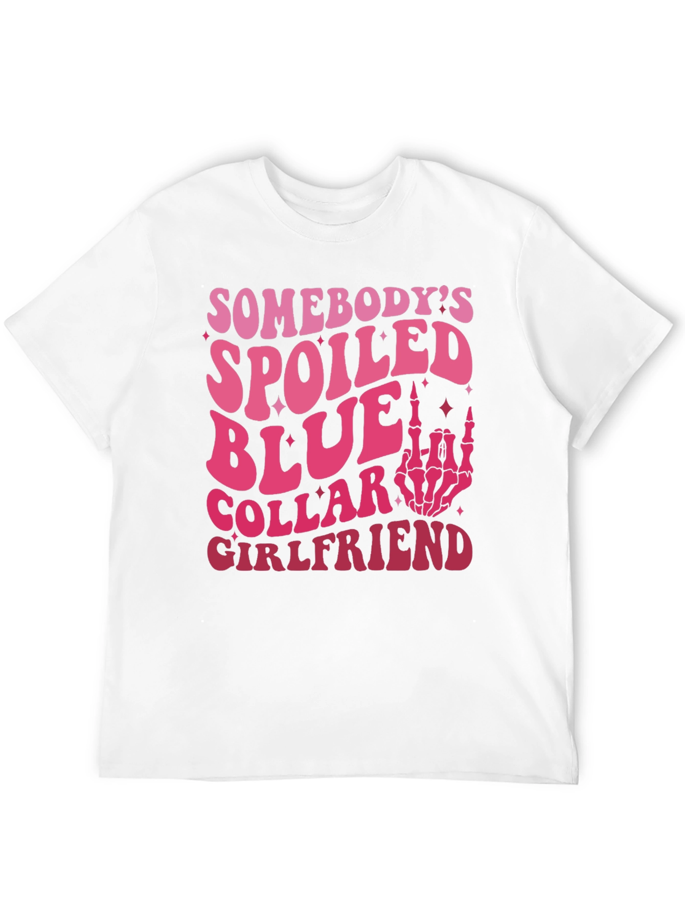Spoiled Blue Collar Girlfriend Graphic Tee
