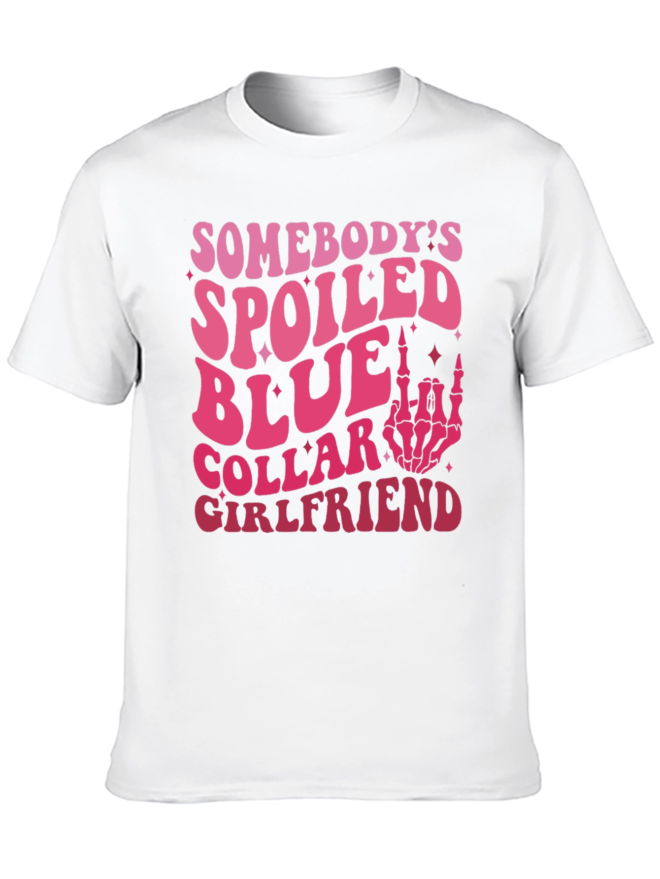 Spoiled Blue Collar Girlfriend Graphic Tee