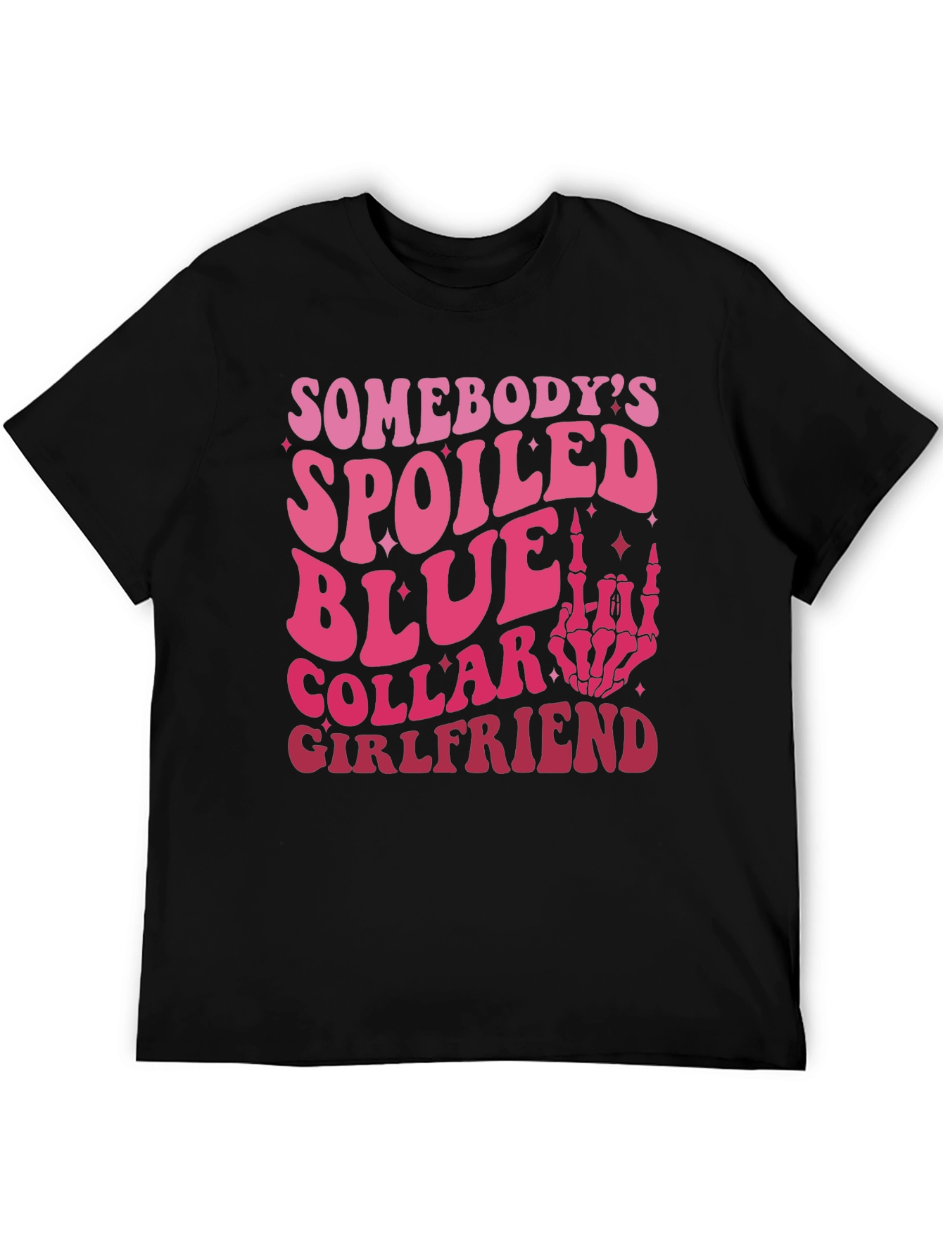 Spoiled Blue Collar Girlfriend Graphic Tee