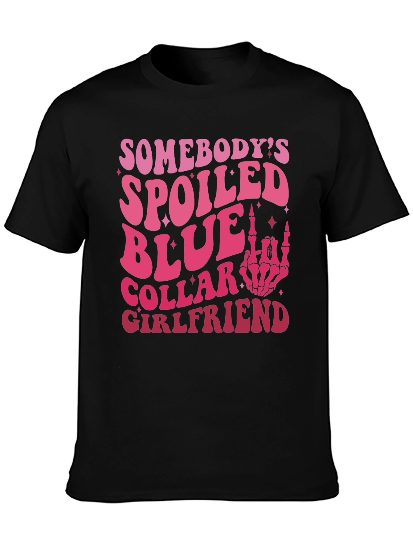 Spoiled Blue Collar Girlfriend Graphic Tee