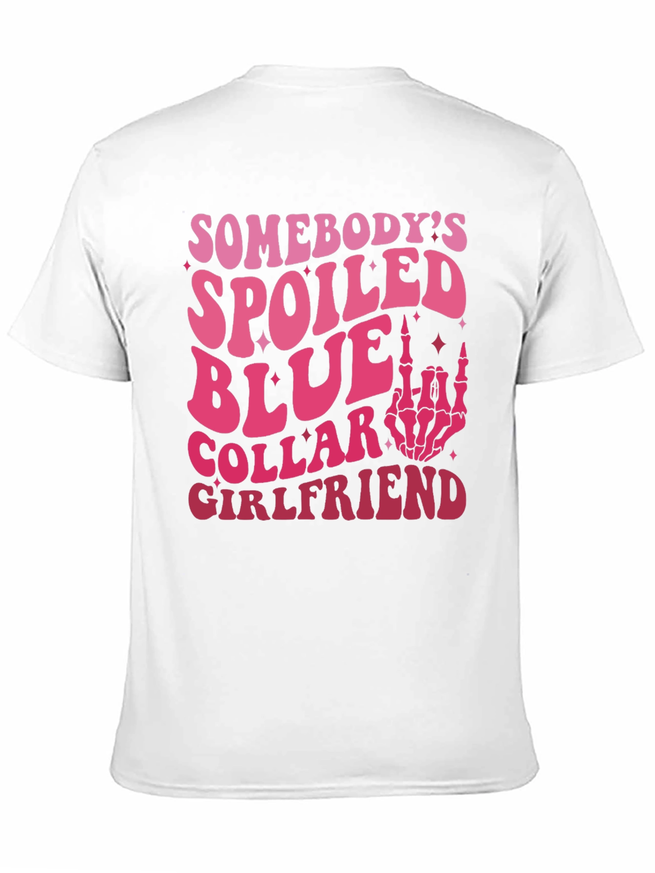 Spoiled Blue Collar Girlfriend Graphic Tee