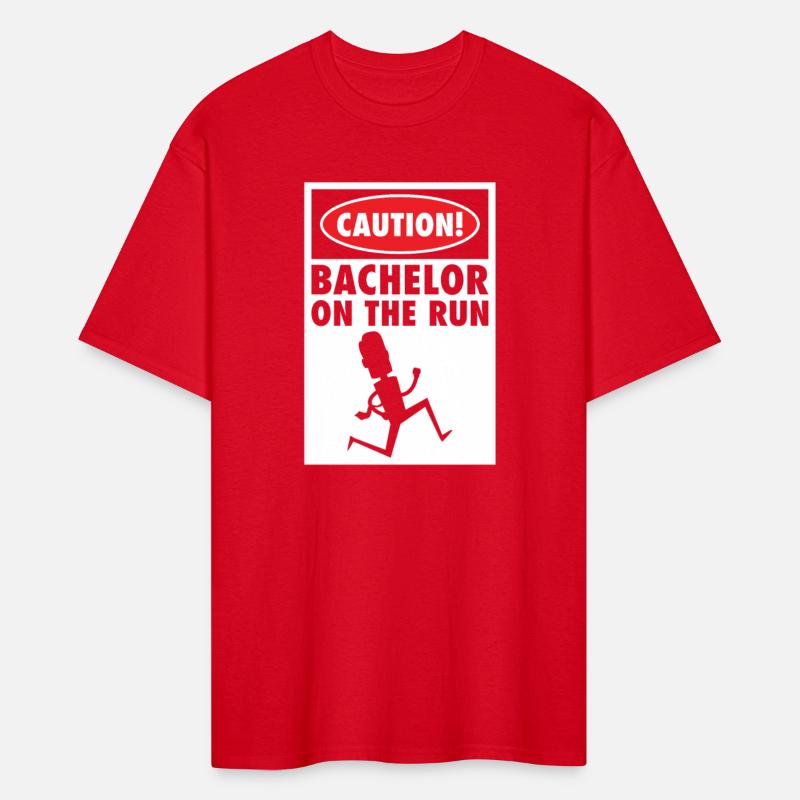 Bachelor Caution Groom Marrying Wedding Day