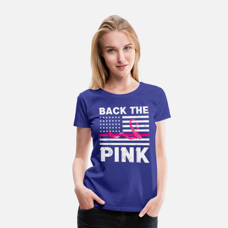 Back The Pink Ribbon Flag Breast Cancer Awareness