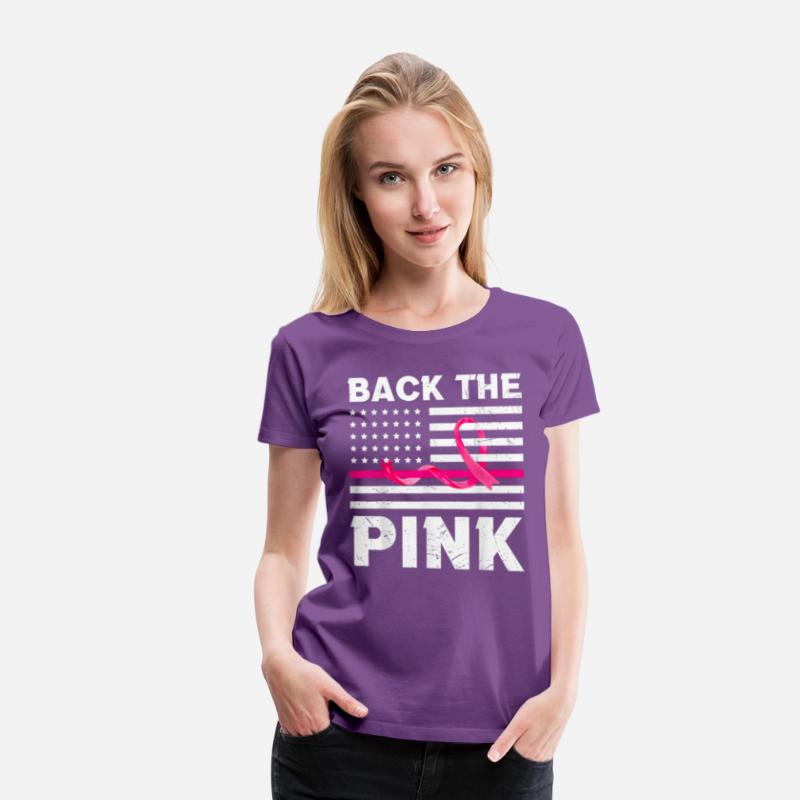 Back The Pink Ribbon Flag Breast Cancer Awareness