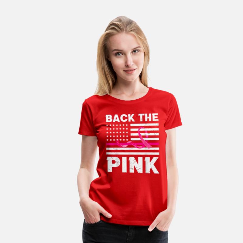 Back The Pink Ribbon Flag Breast Cancer Awareness