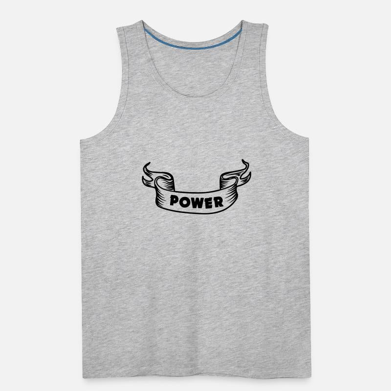 Banner text with the word power 'POWER'
