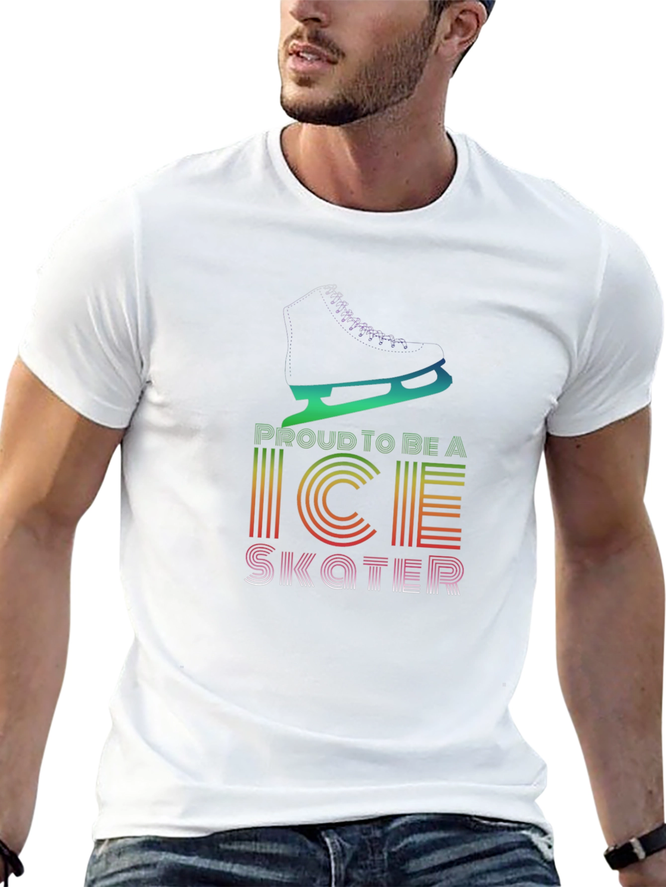 Proud Ice Skater Graphic Tee
