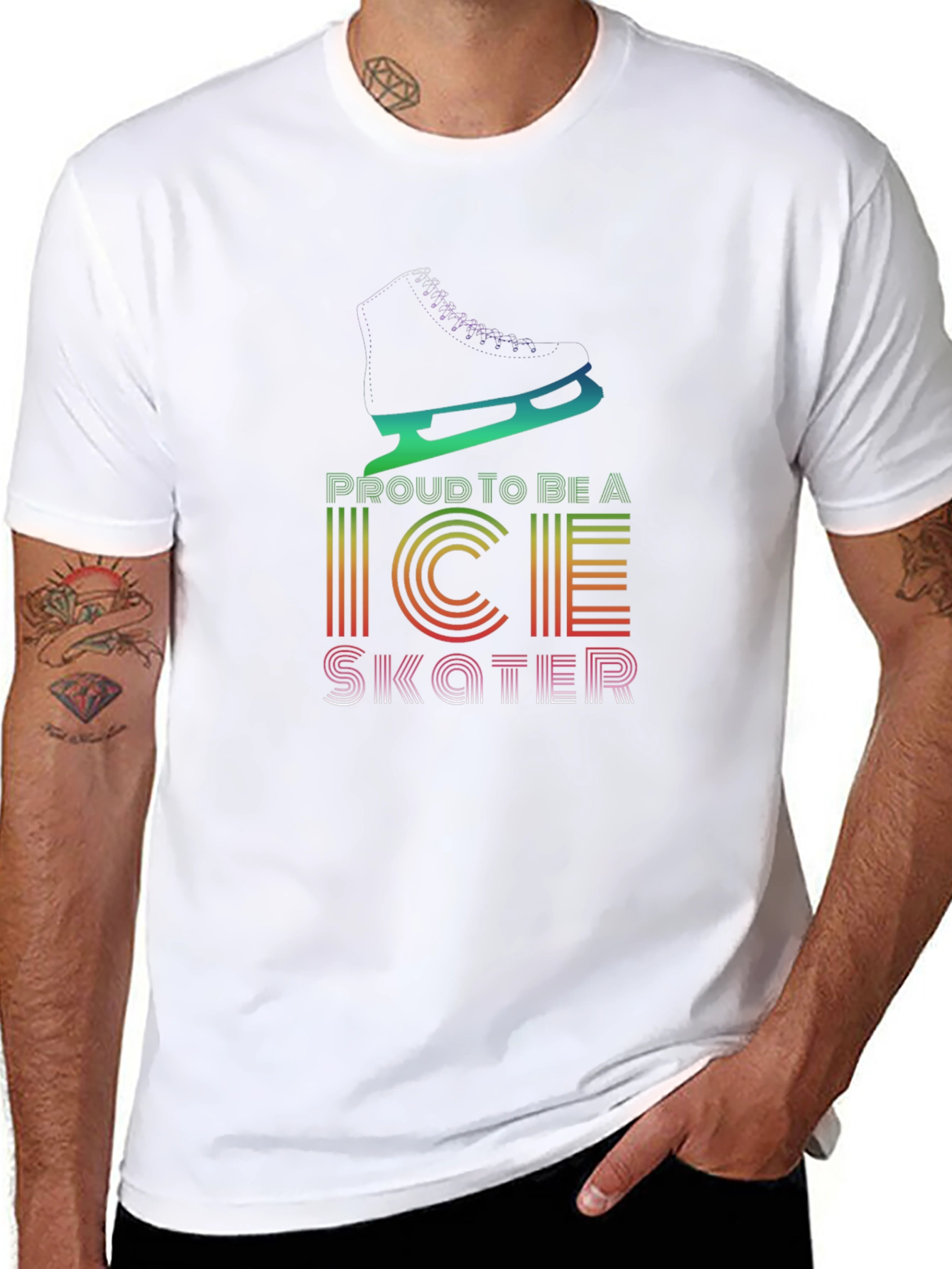 Proud Ice Skater Graphic Tee