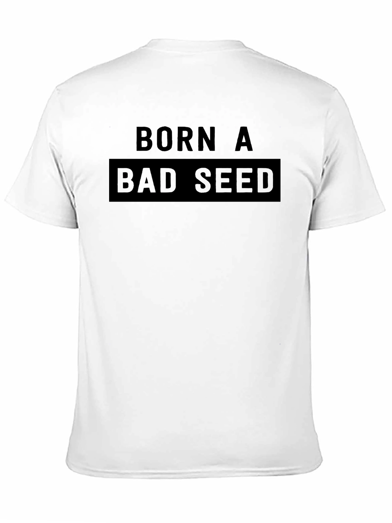 Born A Bad Seed Graphic T-Shirt - Black