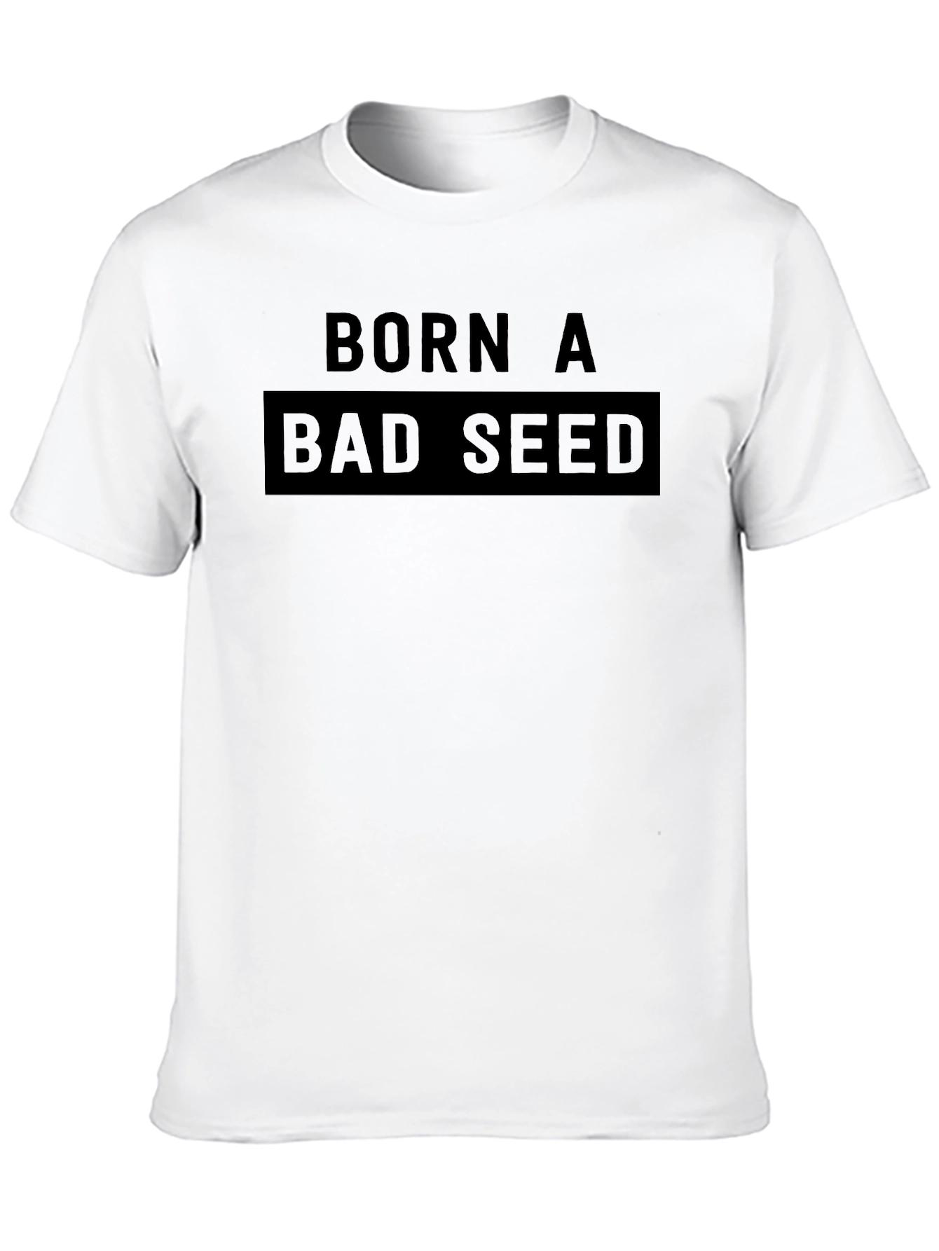 Born A Bad Seed Graphic T-Shirt - Black