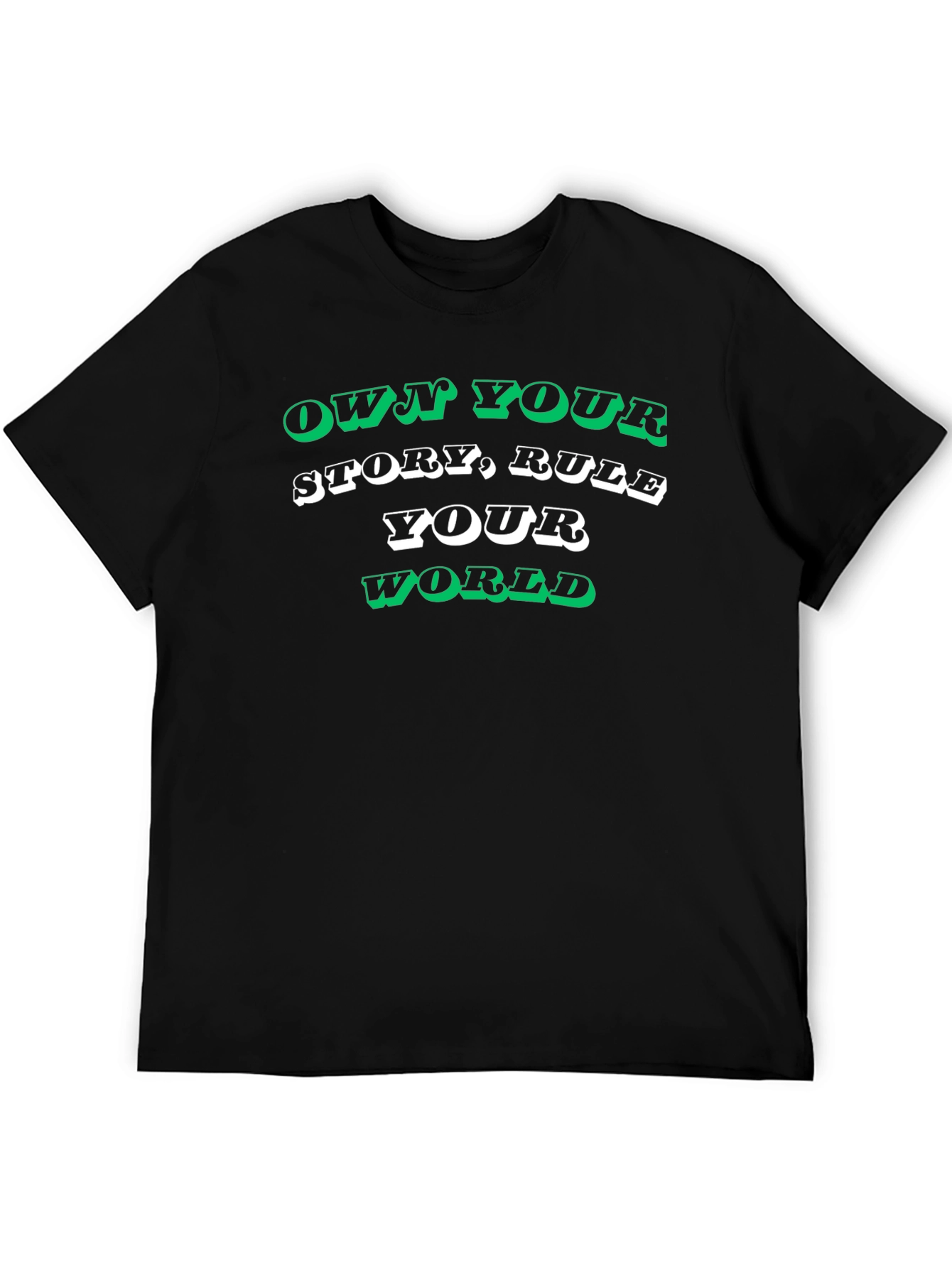 Own Your Story Graphic Tee - Black