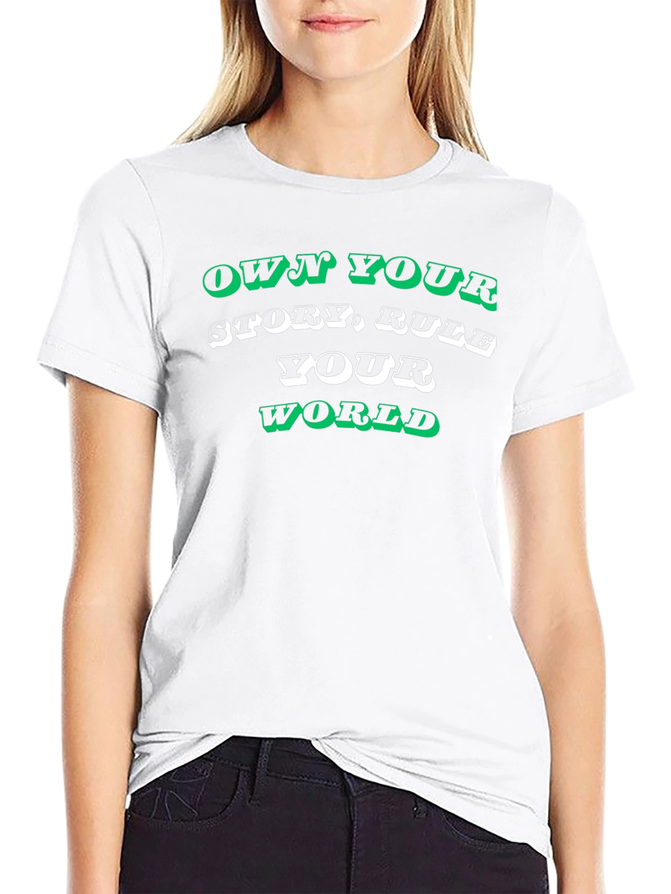 Own Your Story Graphic Tee - Black